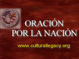 Oracion por la Nación